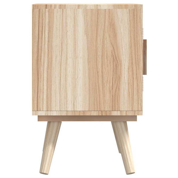 vidaXL Tv-meubel met deuren 105x30x45 cm bewerkt hout