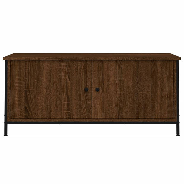 The Living Store TV-meubel - Trendy en praktisch ontwerp - Duurzaam bewerkt hout - Voldoende opbergruimte - Stevig blad