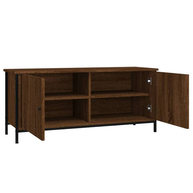 vidaXL Tv-meubel 102x35x45 cm bewerkt hout sonoma eikenkleurig