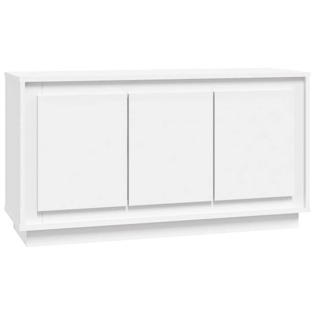 vidaXL Dressoir 102x35x55 cm bewerkt hout wit