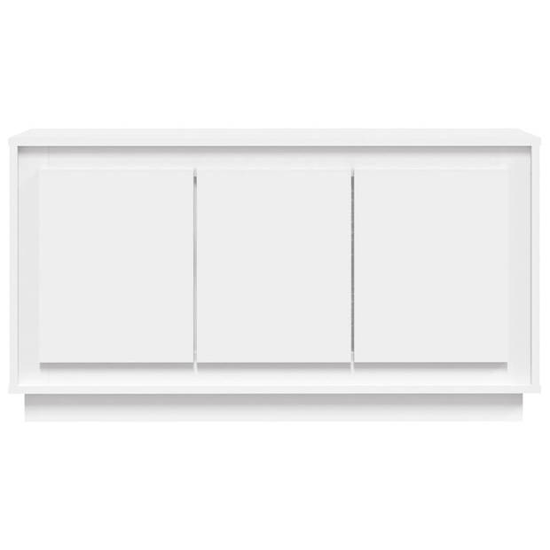 The Living Store Dressoir - Kast - 102x35x55 cm - wit hout