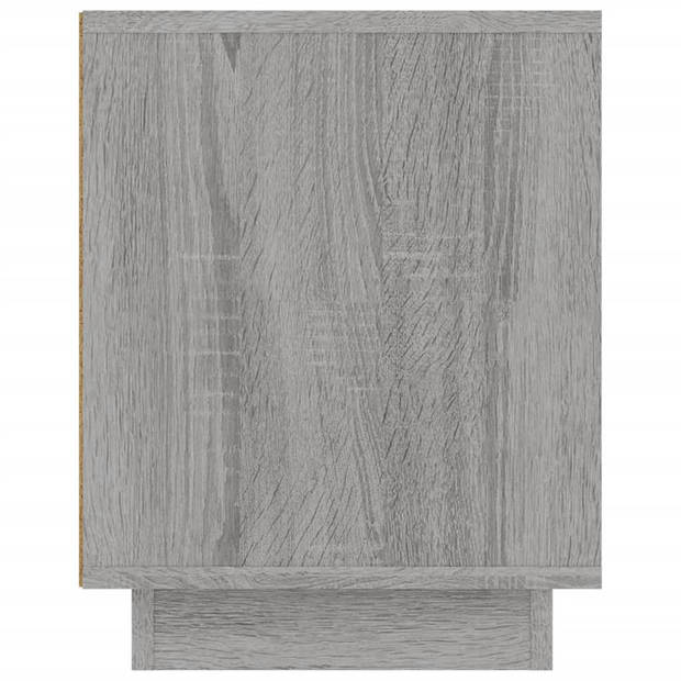 vidaXL Tv-meubel 102x35x45 cm bewerkt hout grijs sonoma eikenkleurig