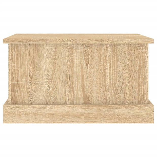 vidaXL Opbergbox 50x30x28 cm bewerkt hout sonoma eikenkleurig