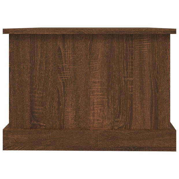 vidaXL Salontafel 90x50x35 cm bewerkt hout bruin eikenkleur