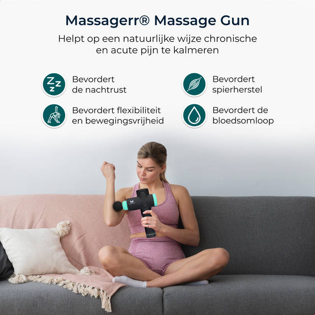 Massagerr® Massage Gun – Massage Apparaat – Ontspanning