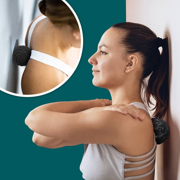 Massagerr® Vibrerende Massagebal - Triggerpoint Bal met 4 Trilniveaus - Elektrische Massage Bal - Moderne Lacrosse Bal