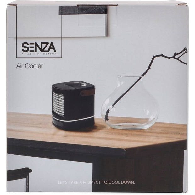 SENZA USB Mini Aircooler - Luchtkoeler Compact - Met handvat - Zwart