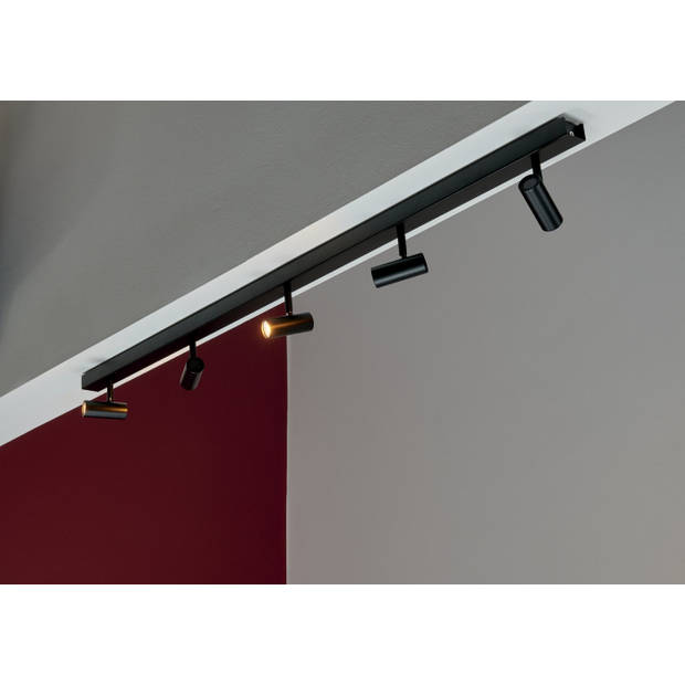 Nordlux Spot Omari 5 lichts balk L 118 cm zwart