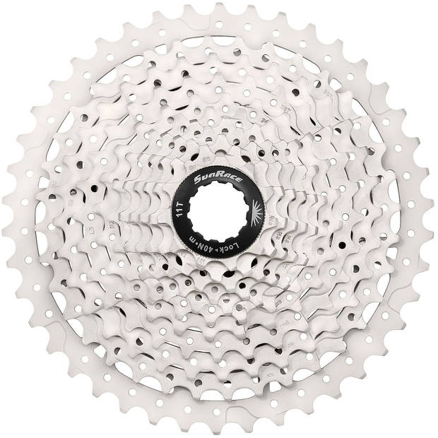 10 speed cassette 11-40 t csms3 zilver