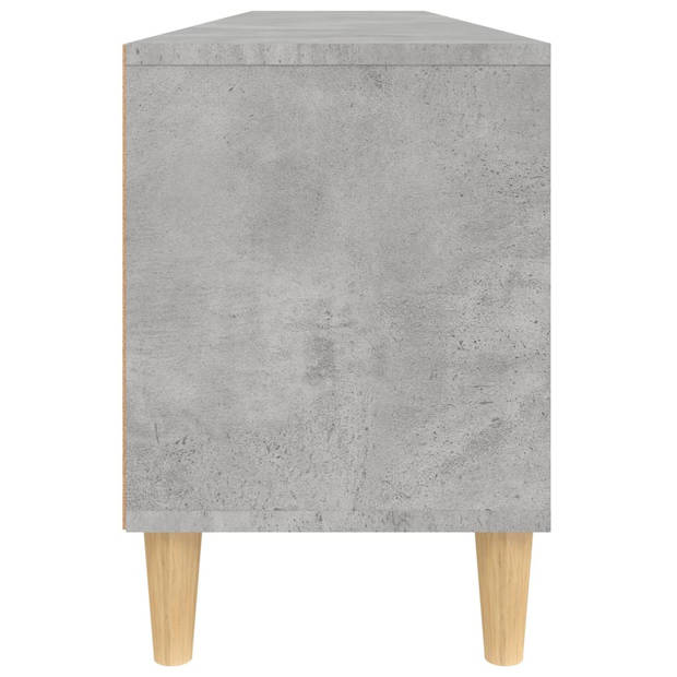 The Living Store Tv-kast - Betongrijs - 150 x 30 x 44.5 cm - Duurzaam materiaal