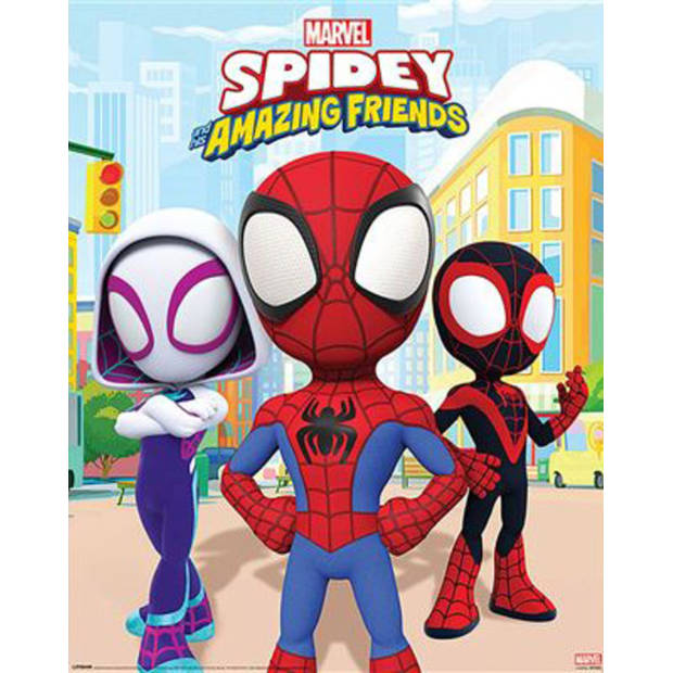 Poster Spidey and his Amazing Friends Power of 3 40x50cm