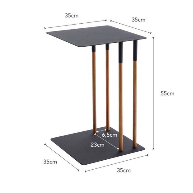 Yamazaki Bijzettafel - Plain - Zwart