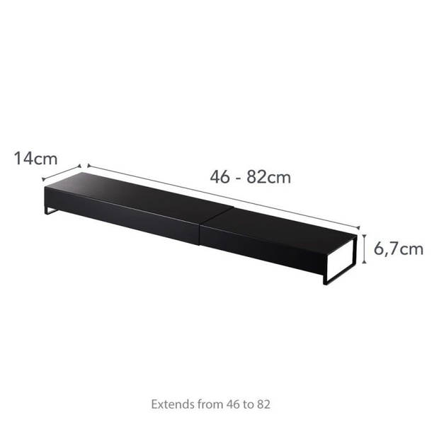 Yamazaki Extendable Vent Cover - Tower - Black