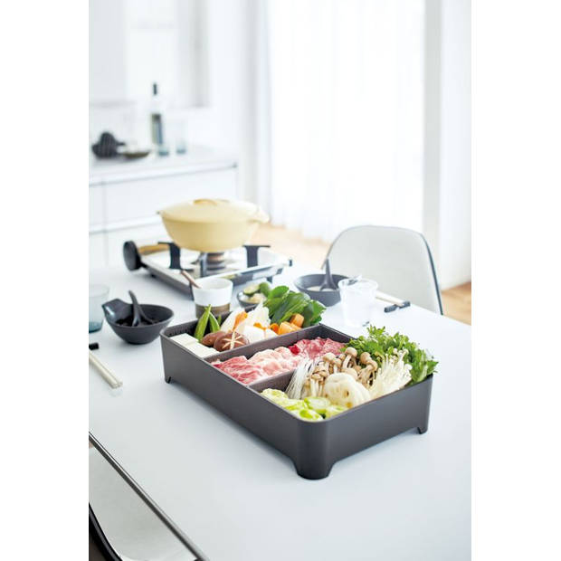 Yamazaki Cooking Tray Square - Tower - black