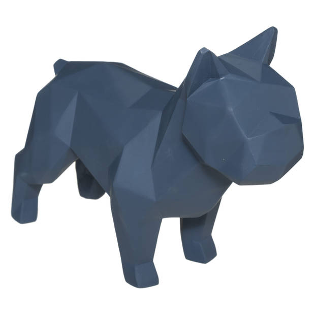 Deco Object Origami Bulldog - Blauw