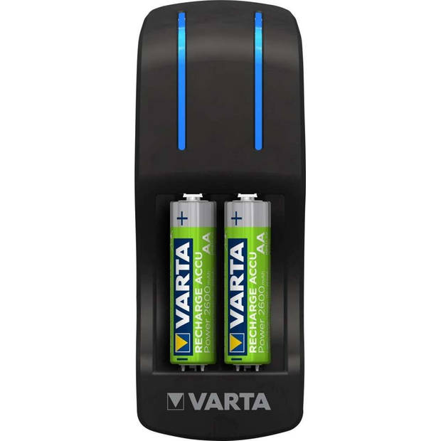 Varta batterijlader compact voor 4 x AA, 4 x AAA