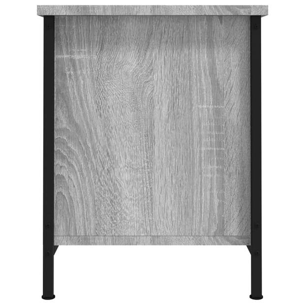 vidaXL Tv-meubel met deuren 60x35x45 cm bewerkt hout grijs sonoma