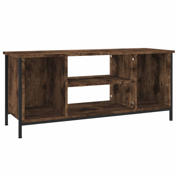 vidaXL Tv-meubel 102x35x45 cm bewerkt hout gerookt eikenkleurig