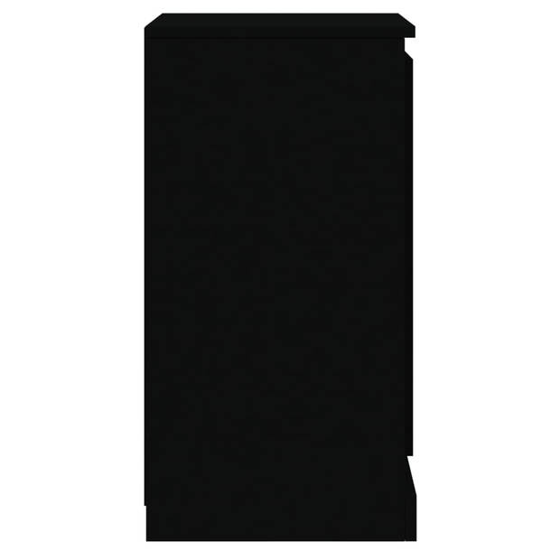 The Living Store dressoir Classic - bijzetkast - 37.5 x 35.5 x 67.5 cm - zwart
