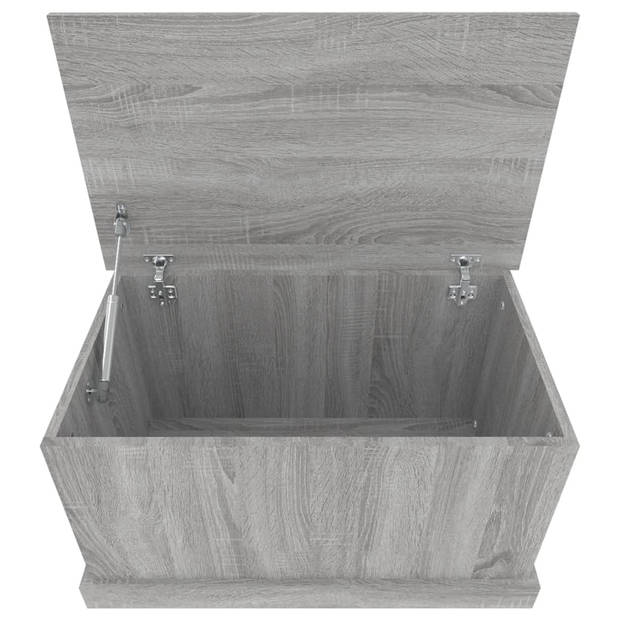 vidaXL Opbergbox 70x40x38 cm bewerkt hout grijs sonoma eikenkleurig