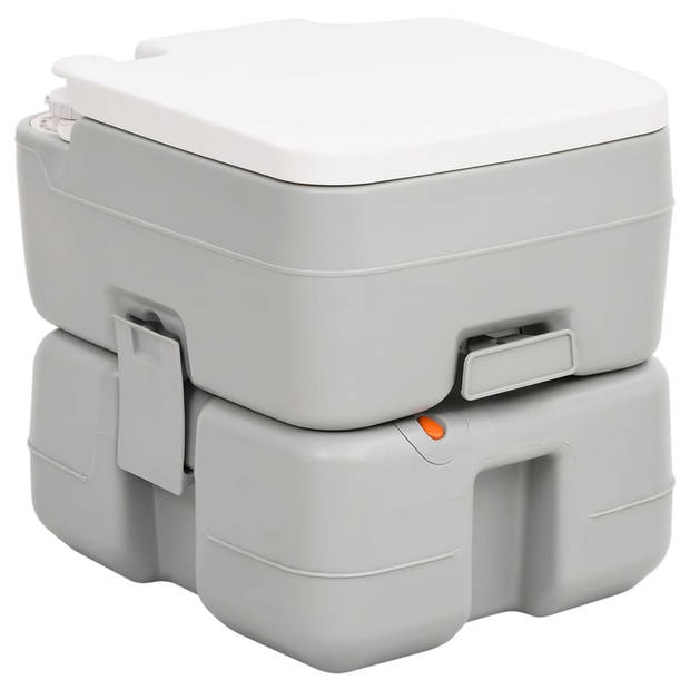 vidaXL Campingtoilet en watertankset draagbaar