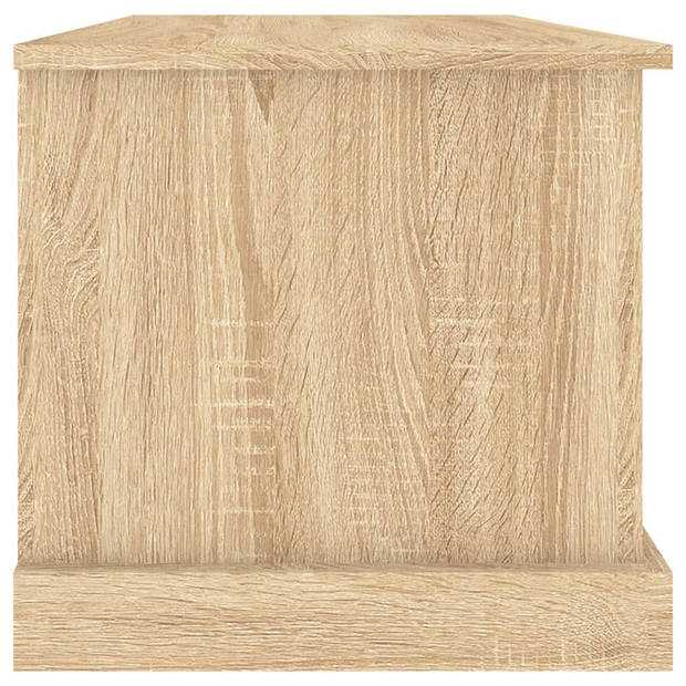 vidaXL Opbergbox 70x40x38 cm bewerkt hout sonoma eikenkleurig