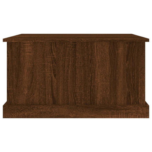 vidaXL Opbergbox 70x40x38 cm bewerkt hout bruin eikenkleur