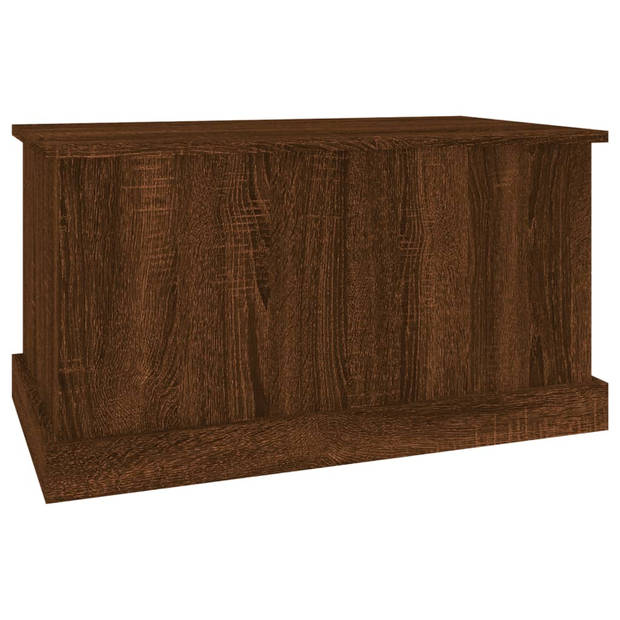 vidaXL Opbergbox 70x40x38 cm bewerkt hout bruin eikenkleur