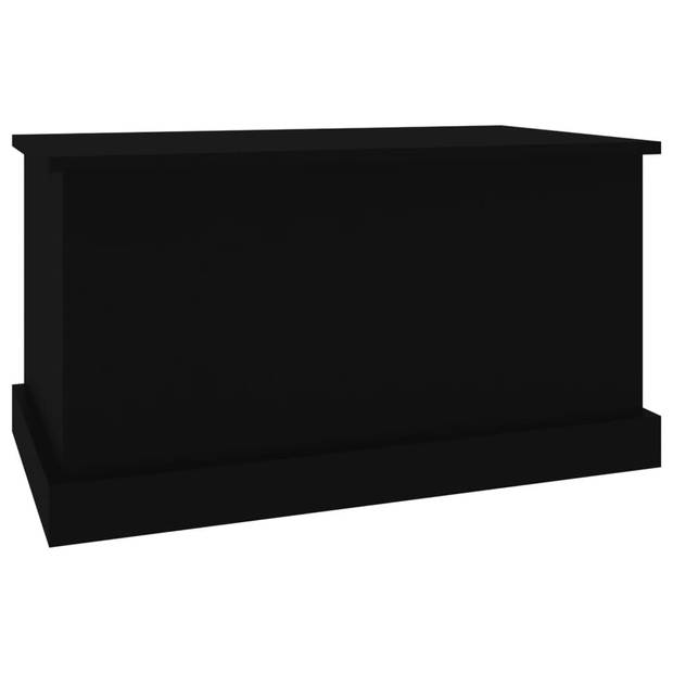 vidaXL Opbergbox 70x40x38 cm bewerkt hout zwart