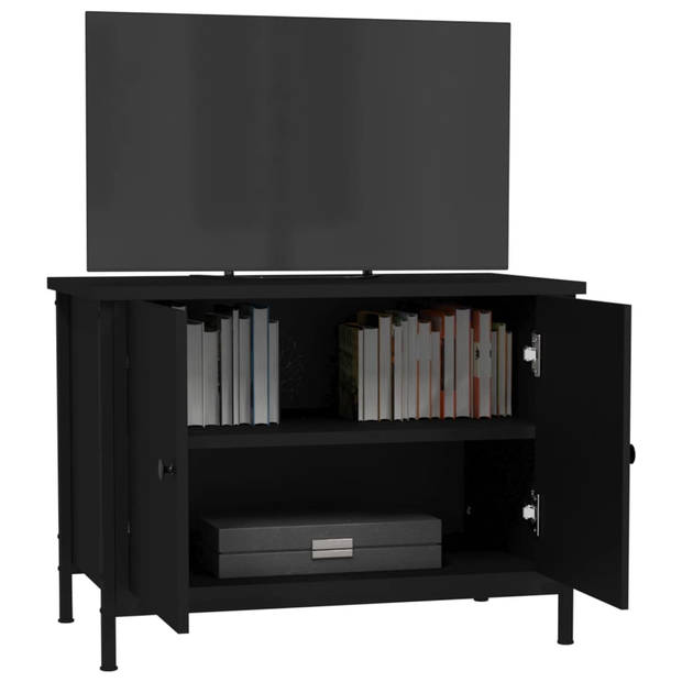 vidaXL Tv-meubel met deuren 60x35x45 cm bewerkt hout
