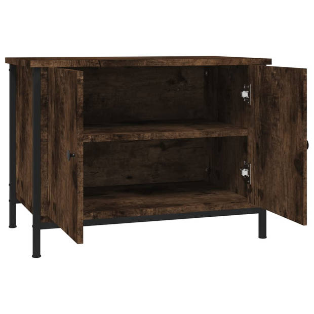 The Living Store TV-meubel - Trendy en praktisch - TV-meubel - 60 x 35 x 45 cm - Gerookt eiken