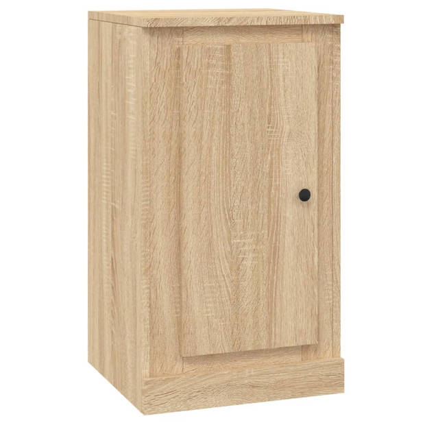 vidaXL Dressoir 37,5x35,5x67,5 cm bewerkt hout sonoma eikenkleurig