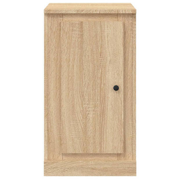 vidaXL Dressoir 37,5x35,5x67,5 cm bewerkt hout sonoma eikenkleurig