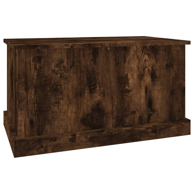 vidaXL Opbergbox 70x40x38 cm bewerkt hout gerookt eikenkleurig