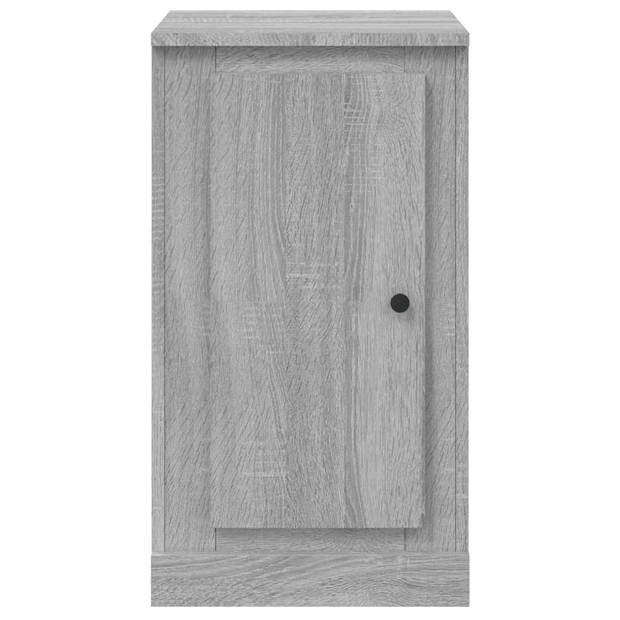 vidaXL Dressoir 37,5x35,5x67,5 cm bewerkt hout grijs sonoma eikenkleur