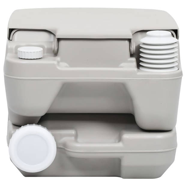 vidaXL Campingtoilet en watertankset draagbaar