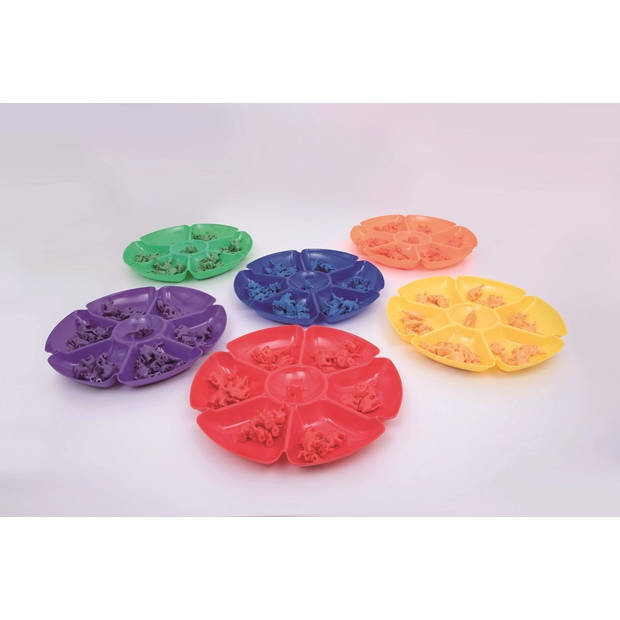 TickiT Flower Sorting Trays 6 Colour