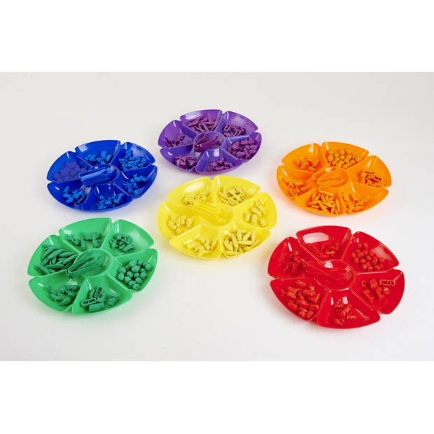 TickiT Flower Sorting Trays 6 Colour