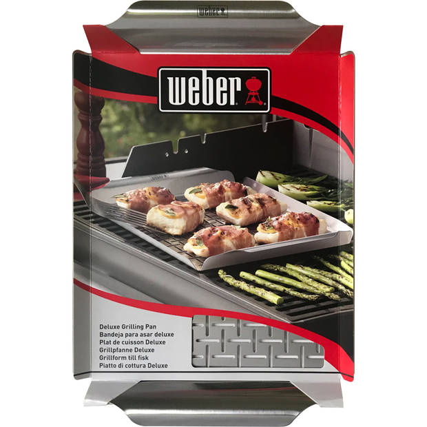 Weber style grillkorf RVS