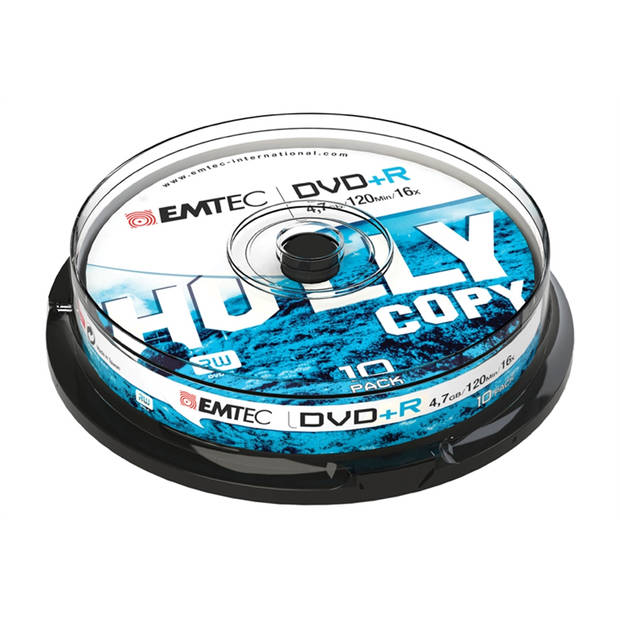 Emtec Emtec Dvd+r 47gb 16x Cb Cakebox (10 Stpcs) Ecovpr471016cb