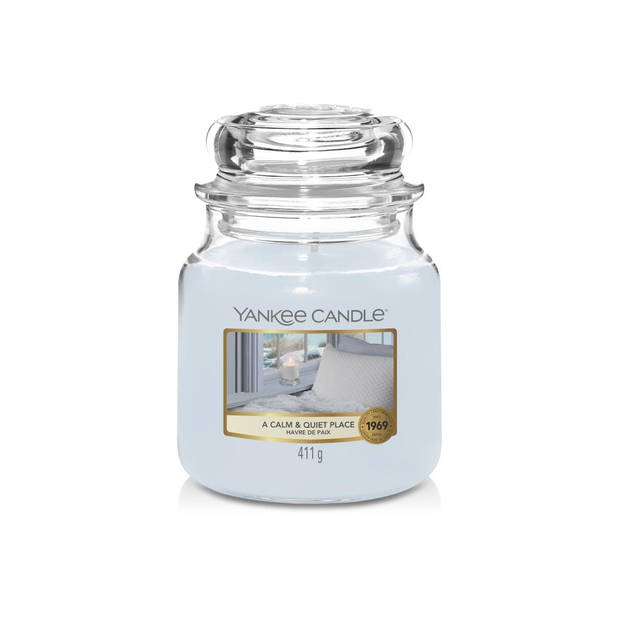 Yankee Candle Geurkaars Medium A Calm & Quiet Place - 13 cm / ø 11 cm