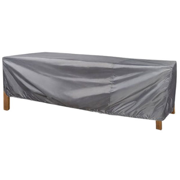 HIXA Aktive Tuintafelhoes - Beschermhoes - Overtrek - Grijs - 240x130x60cm