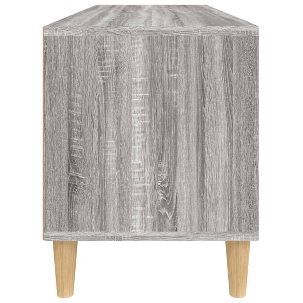 The Living Store TV-Kast - Klassiek - 100x34.5x44.5 cm - Grijs Sonoma Eiken