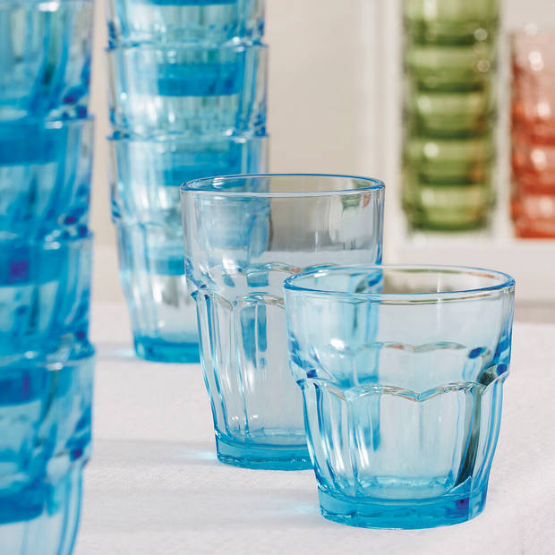 Glas Bormioli Rocco Rock Bar Blauw Glas 370 ml (24 Stuks)