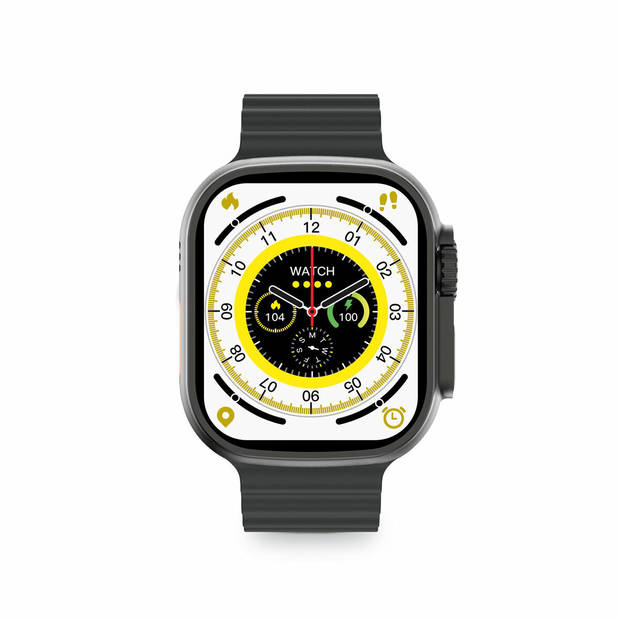 Smartwatch KSIX Urban Plus 2,05" Bluetooth 5.0 270 mAh Zwart