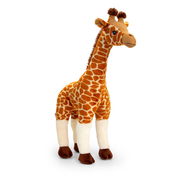 Keel Toys - Pluche knuffel dieren set 2x giraffes 30 en 50 cm - Knuffeldier