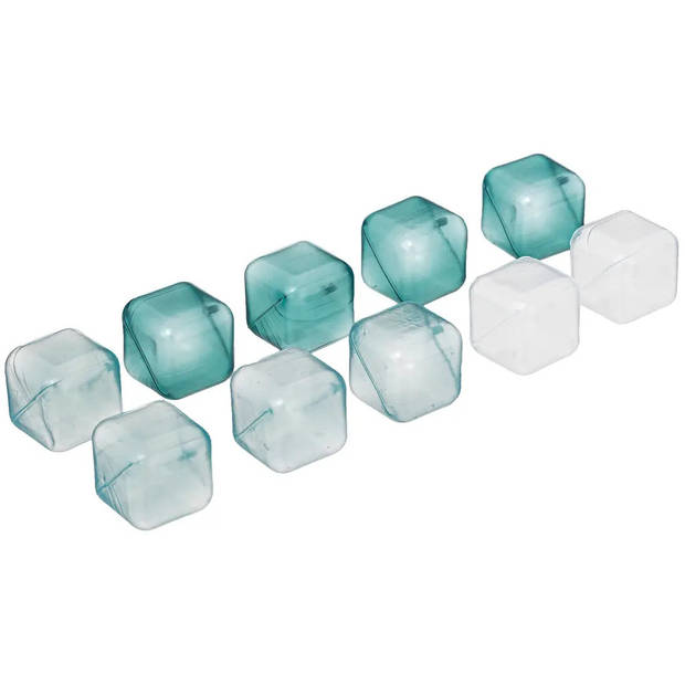 5Five Ijsklontjes - 20x - herbruikbaar - gekleurd - ijsblokjes - IJsblokjesvormen