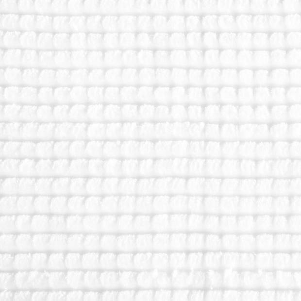 Atmosphera Badkamer kleedje/badmat voor de vloer - 50 x 80 cm - wit - Badmatjes