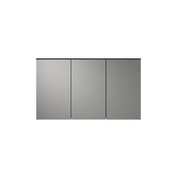 Synnax spiegelkast 3 spiegel deuren grijs.