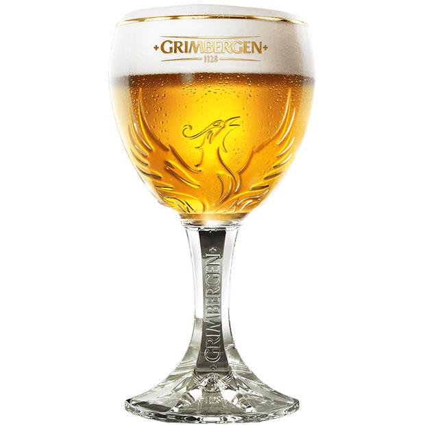 Grimbergen Bierglazen op Voet - 330 ml - 6 stuks